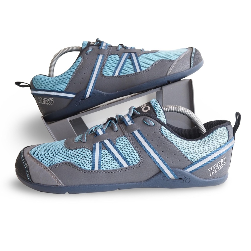 Xero Prio Zero Drop Minimalist Running Shoes Womens 11 Robin Blue Grey Sneaker